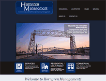 Tablet Screenshot of horngrenmanagement.com